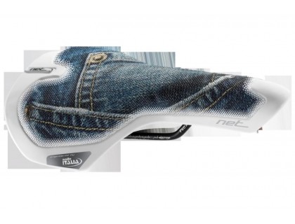 Седло NET Jeans синий | Veloparts