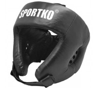 Шлем боксёрский кожа XL черный