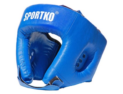 Шлем боксёрский кожвинил XL синий | Veloparts