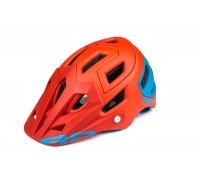 Шлем R2 Trail цвет Красный / Голубой (матовый) L