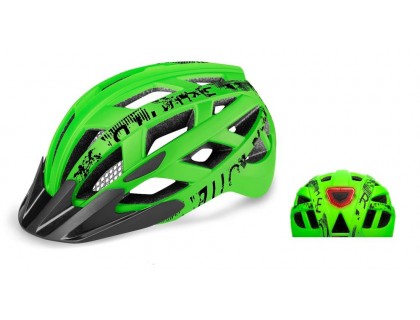 Шлем детский R2 LUMEN JUNIOR зеленый / черный матовый S (52-55 см) | Veloparts