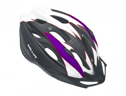Шлем KLS Blaze матовый / белый / фиолетовый S / M | Veloparts
