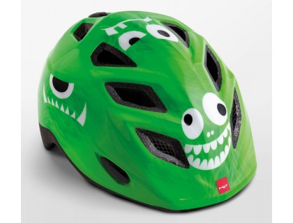 Шлем детский MET Elfo Genio Green Monsters glossy | Veloparts