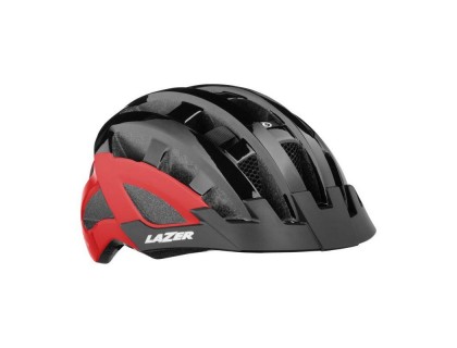 Шлем LAZER Compact dxl, черно-красный | Veloparts