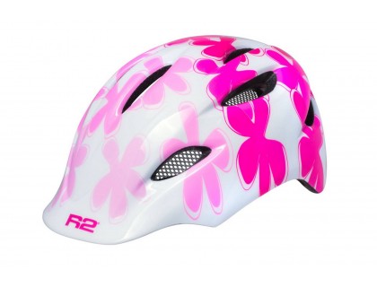 Шлем R2 Ducky цвет Белый / Розовый XS | Veloparts