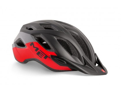 Шлем Crossover black Red/Matt 52-59 cm | Veloparts