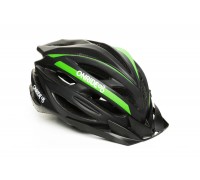 Шлем ONRIDE Grip матовый черный / зеленый L (58-61 см)