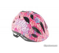 Шлем KLS Buggie детский розовый цветок M