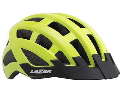 Шлем LAZER Compact неоновый желтый (54-61см) | Veloparts