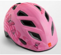 Шлем детский MET Elfo Genio Pink Butterflies glossy