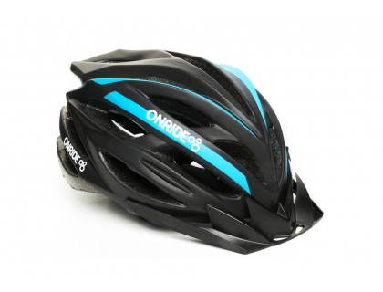 Шлем ONRIDE Grip матовый черный / синий L (58-61 см) | Veloparts