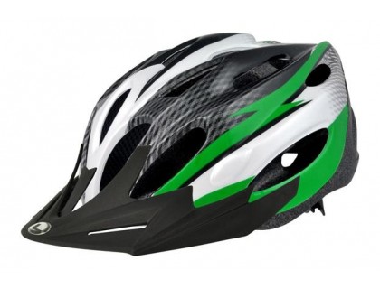Шлем Longus MAXVENT черный / белый / зеленый S / M | Veloparts