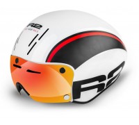 Шлем R2 TRIA белый / красный глянцевый L (58-62 см)