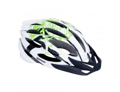Шлем Tempish STYLE, бело -зеленый, M | Veloparts