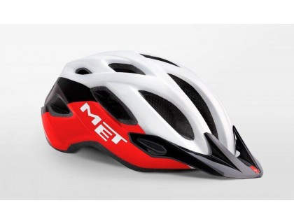 Шлем Crossover XL white/black/red 60-64 | Veloparts