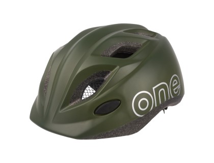 Шолом велосипедний дитячий Bobike One Plus / оливковий зелений / S (52/56) | Veloparts