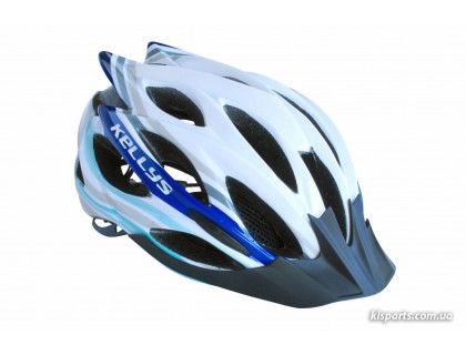 Шлем KLS Dynamic белый / синий S / M | Veloparts