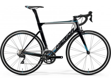Велосипед Merida REACTO 4000 ML (54cм) MET. чорний (сріблястий / блакитний) | Veloparts