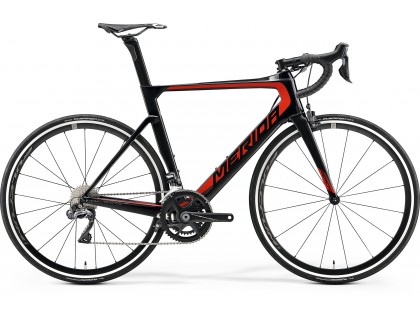 Велосипед Merida REACTO 7000-E ML (54cм) GlossY CARBON UD (червоний) | Veloparts