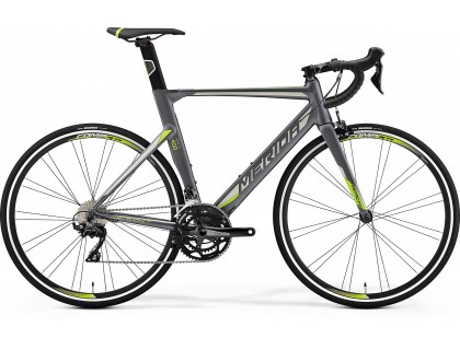 Велосипед Merida REACTO 400 L (56cм) MATT сірий (сріблястий / зелений) | Veloparts