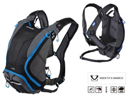 Рюкзак Shimano Hydration Daypack - UNZEN 15L чорний / сірий / синій | Veloparts