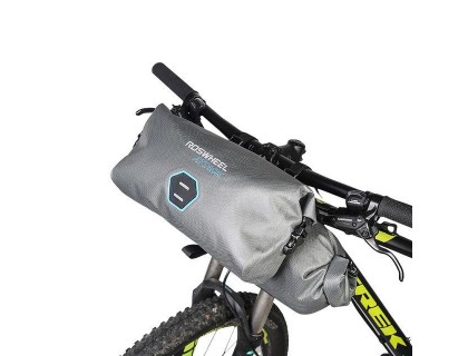 Сумка на кермо Roswheel Attack Bike-Packing водонепроникний сірий | Veloparts