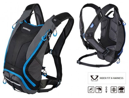 Рюкзак Shimano Hydration Daypack - UNZEN 10L чорний / сірий / синій | Veloparts