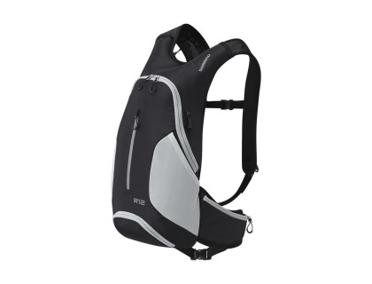 Рюкзак Shimano ROKKO 12L з гідросистемою, чорно-сірий | Veloparts