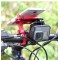 Тримач гаджета GUB G-88 на кермо алюмінієвий з кріпленням для камери/світла/ телефона. червоний | Veloparts
