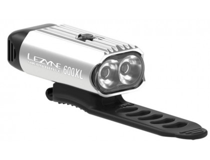 Переднє світло Lezyne MICRO Drive 600XL 600 люменів Y13 Сріблястий | Veloparts