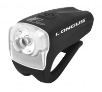 Світло переднє Longus PRETY 3W LED 3F USB Габаритні чорний