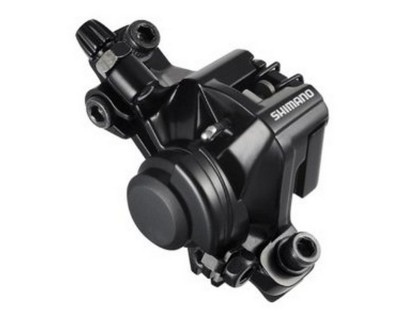 Тормозной калипер Shimano BR-M375 механика без адаптера / для Postmount 160мм черный | Veloparts