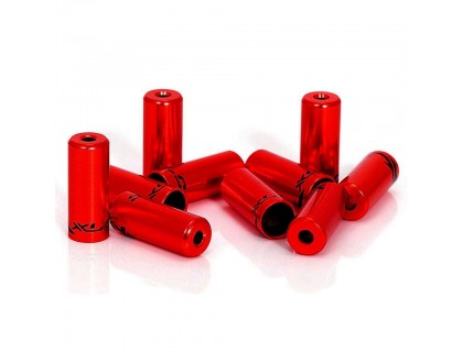Кінцевики гальмівні на сорочки XLC BR-X10, ø5,0мм, 10шт, червоні | Veloparts