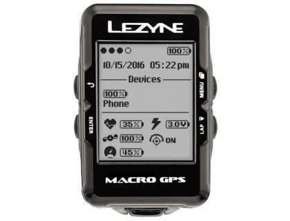 Велокомп'ютер Lezyne Macro GPS | Veloparts