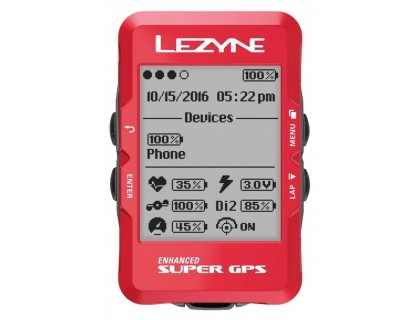 Велокомпьютер Lezyne Super GPS Limited Red Edition | Veloparts