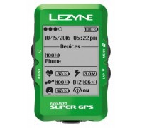 Велокомпьютер Lezyne Super GPS Limited Green Edition