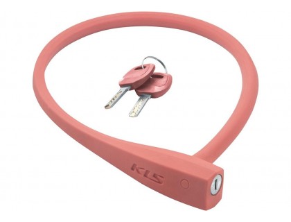 Велозамок KLS Sunny тросовый розовый | Veloparts