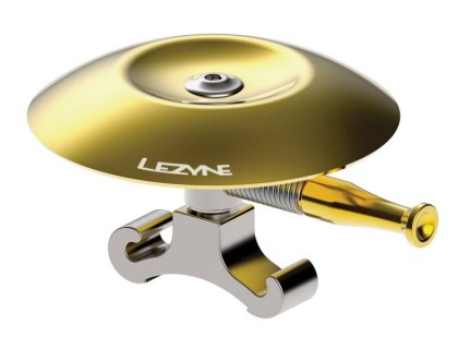 Звонок на руль Lezyne Classic Shallow Brass Bell Gold-Silver 2018 | Veloparts