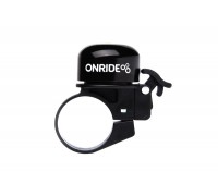 Звонок ONRIDE Din хомут 31.8 мм черный