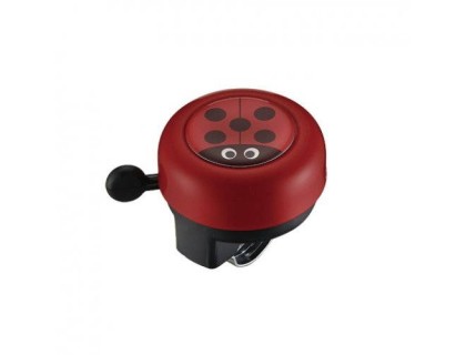 Звонок NUVO NH-B610AP-M12 Ladybug хомут 22.2 мм красный | Veloparts