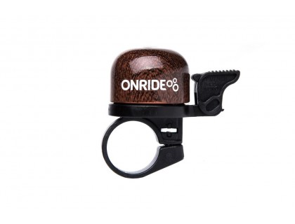 Дзвоник ONRIDE Note хомут 22.2 мм коричневий | Veloparts